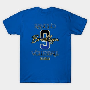 Brooklyn #9 Rancho VB (15 Gold) - Blue T-Shirt
